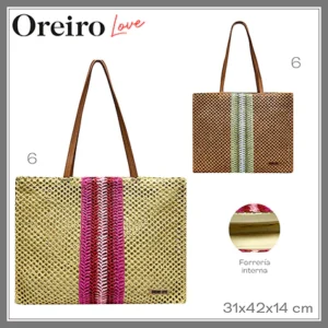 Beach Bag Oreiro Love - Madu