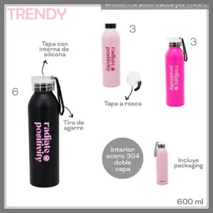Botella Trendy (interior Aluminio) - Madu