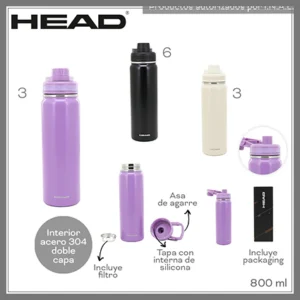 Botella Termica Head - Madu