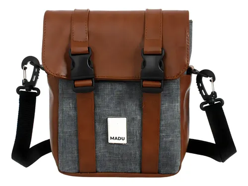 Bandolera Porta Celular Rustica Unisex Adventure Madu Color Gris - Suela - Image 2