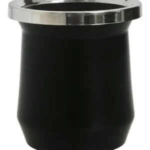 Mate Y Bombilla Polipropileno Resistente Doble Capa Térmico Negro Polipropileno Mola