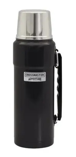 Termo Acero Inoxidable 1.2 Lts Adventure Crossmaster Negro
