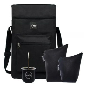 Set De Mate Bombilla Yerbera Azucarera Bolso Un Buen Mate