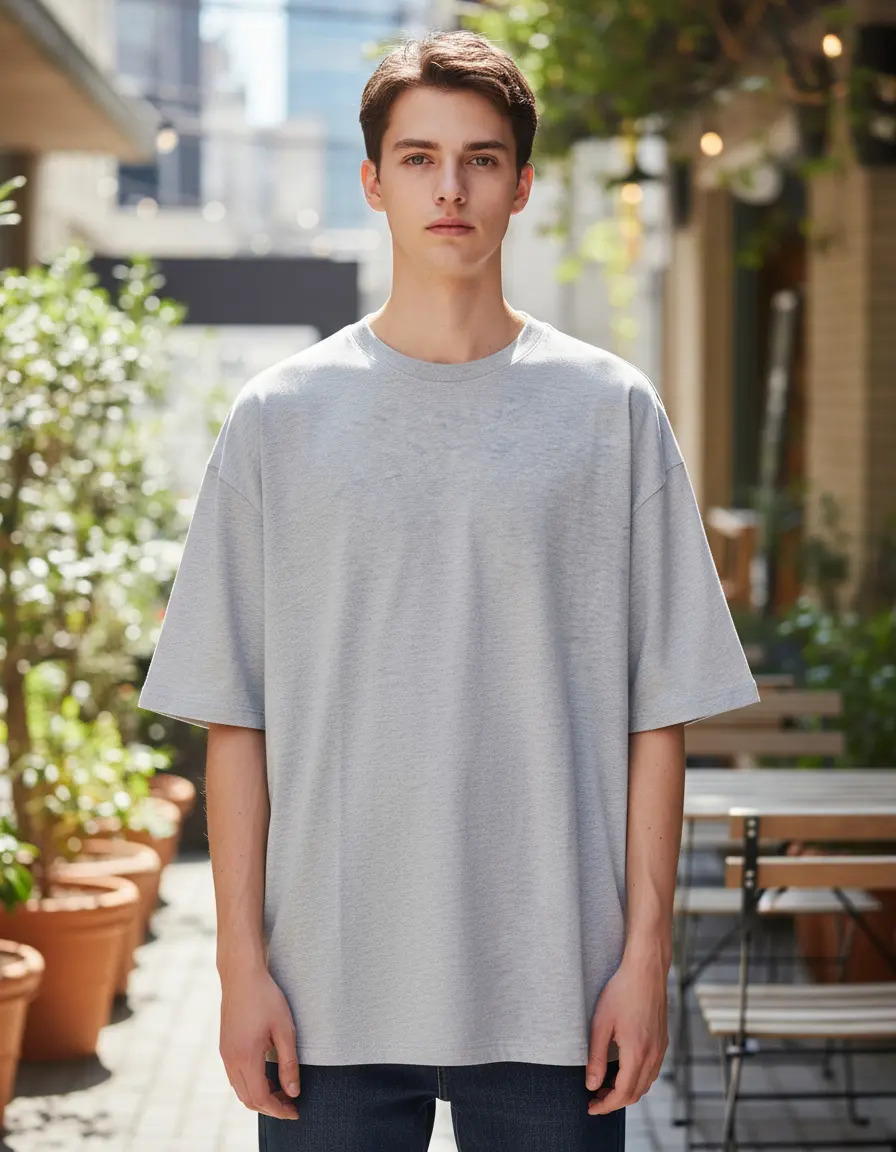 Pack X 3 Remera Lisa Oversize Algodon Jersey Peinado Premium - Image 3