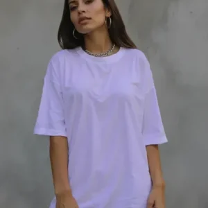 Pack  X 4 Remera Oversize Lisas Aesthetic Algodon 100%