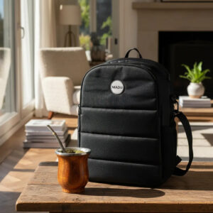 Equipo Matero Mochila Matera + Mate Algarrobo Madu