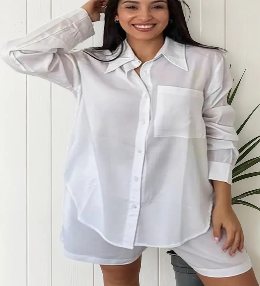 Pack Camisa Y Short De Lino Unisex - Verano Moda Colores