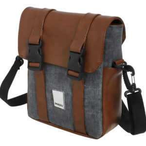 Bandolera Porta Celular Rustica Unisex Adventure Madu Color Gris - Suela