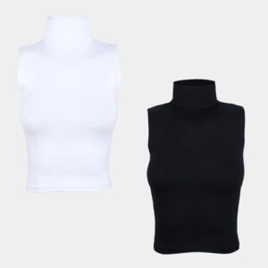 Pack X2 Remera Musculosa Polera Lisa Sin Mangas Basic Mujer