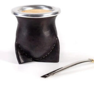 Mates Uruguayos Camionero Premium Bombilla Plana Acero Inox