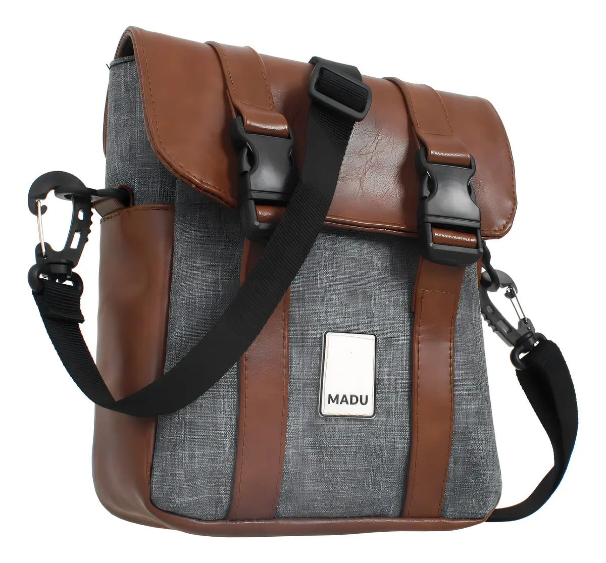 Bandolera Porta Celular Rustica Unisex Adventure Madu Color Gris - Suela - Image 3