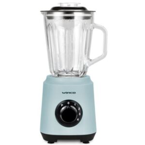 Licuadora Vaso Vidrio Azul Celeste W1803a