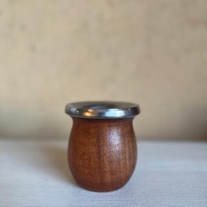 Mate Perita Liso de Algarrobo con Virola de Acero