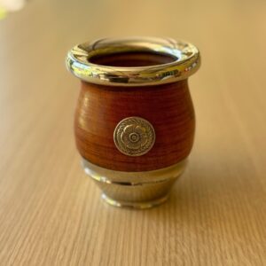 Mate Tipo Calabaza de Algarrobo con Virola de Alpaca