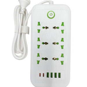 Alargue 2M 6 Entradas 4USB 2TIPO c 2000W 468