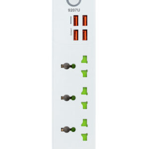 Alargue 2M 4 Entradas 3USB Tipo c 1800 w 472