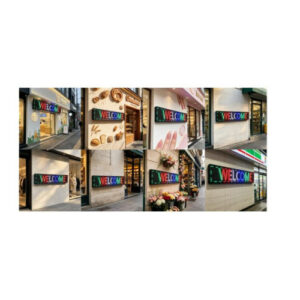 Cartel Electr. Rgb Wifi 2MX40CM 570
