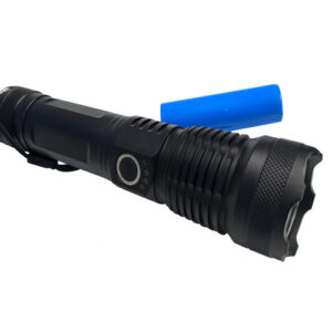 LINTERNA P-50 C/BATERIA 18650 TACTICA RECARGABLE