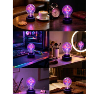 LAMP MESA FOCO A PILA 665 HONGO