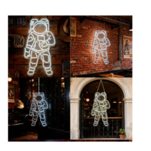 Cartel Neon Led 675 Astronauta 50X92