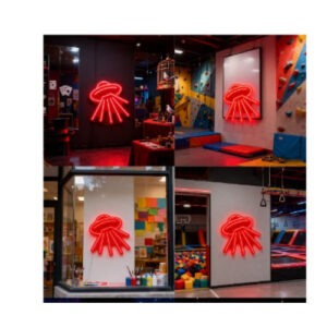 CARTEL NEON LED 701 OVNI 50X50