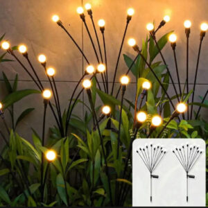 LAMP JARDIN SOLAR ESTACA CALIDO 516 SET X 2
