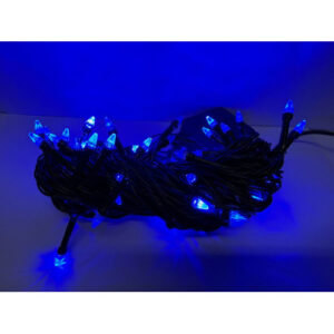 LUZ 100 LED CABLE VERDE 8M AZUL 493