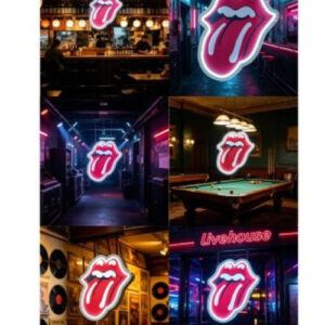 CARTEL NEON LED ROLLING STONES
