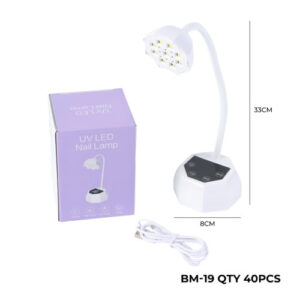 LAMPARA MESA LED P/UNIAS RECARG 19