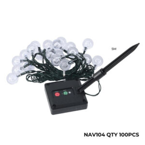 LUZ SOLAR 5M 20L CALIDO NAV 104