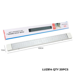 LAMP TUBO LED 120CM 144L 814 NEGRO LUZ FRIO
