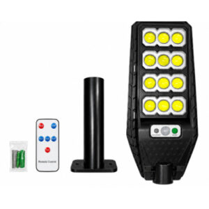 LAMP. SOLAR EXTERIOR 12 LED C/CTROL