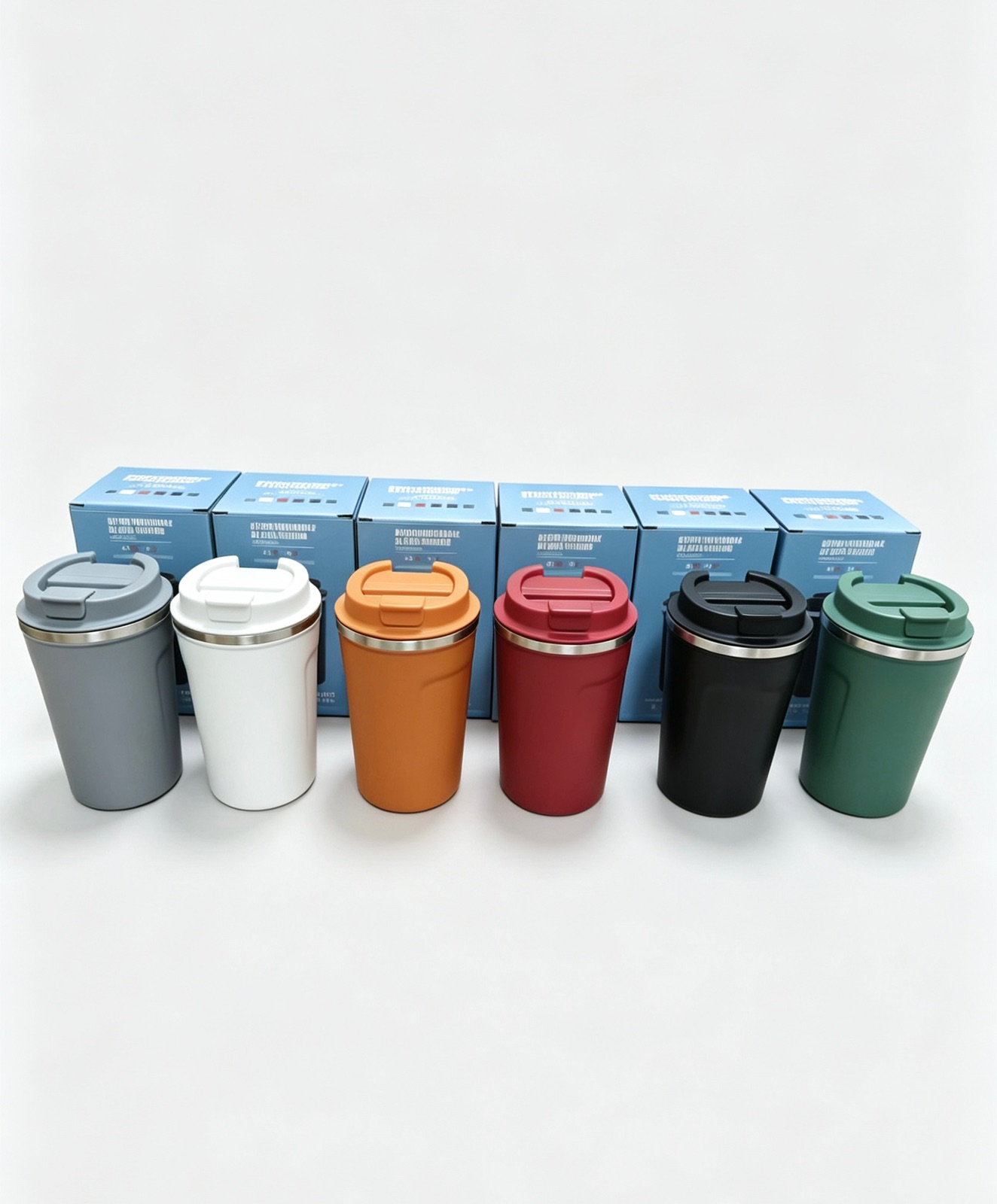 Vaso Taza Termica Acero Inox Doble Pared 350ml Cafe - BULTO CERRADO X 50 UNIDADES